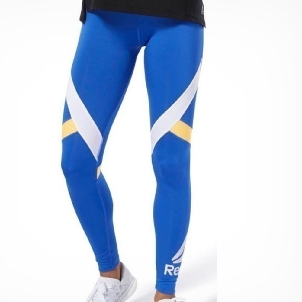 NWOT Reebok Leggings WOR BIG DELTA TIGHT Sz S